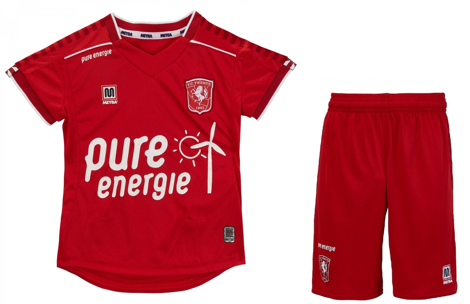 Kit infantil oficial Meyba FC Twente 2020 2021 I jogador
